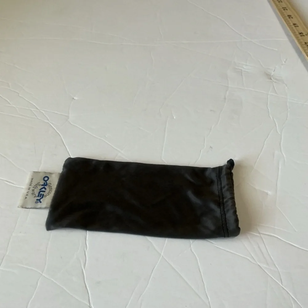 Vintage Oakley black drawstring storage pouch / case for glasses / sunglasses